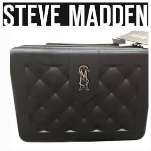 Steve Madden Celeste Collection Hard Side Travel Cosmetic Case- Black